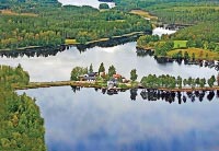 Nur eine handvoll Ferienhäuser steht auf dieser Insel